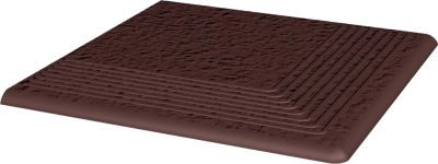 Natural Brown ступень угловая структурная Duro 30*30