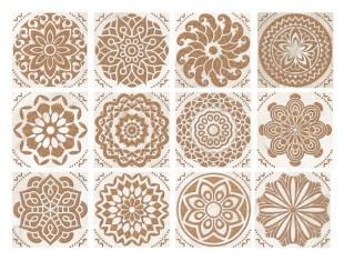 Вставка  Olambrillo Regio oro bone 7*7