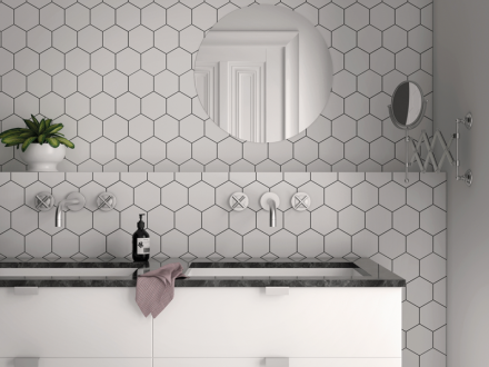 Керамогранит 26462 KROMATIKA White 11,6х10,1