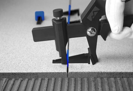 Система выравнивания плитки СВП Зажим 1 мм для гранитной и мраморной плитки высотой 12-22 ммTLS-Profi 100 шт