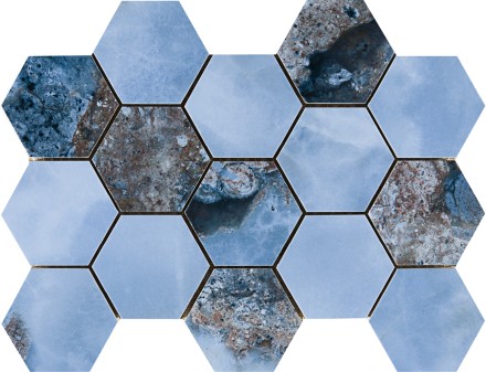 Мозаика Pamesa Malla Hex Cr Lux Danae Navi 22,5x32,5