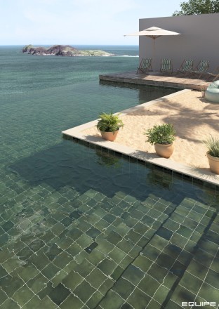 Гранит керамический 31566 SPA&POOLS Moos Green 15х15 см