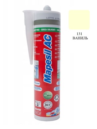 Силиконовый герметик MAPESIL AC 131 ваниль, 310 мл