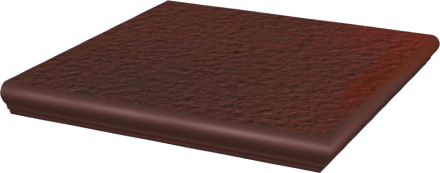 Cloud Brown Duro ступень угловая с капиносом 33*33
