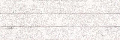Настенная плитка Шебби Шик декор 1064-0097 20х60 белая