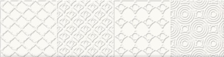 Плитка керамическая 7,3х30 Decor Dolce White