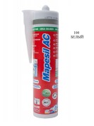 Силиконовый герметик MAPESIL AC 100 белый, 310 мл