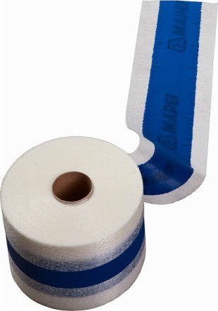 Прорезиненная лента с щелочестойкой тканью MAPEBAND рулон 50 метров