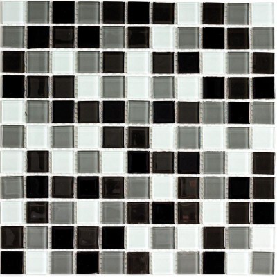 Стеклянная мозаика Carbon mix 4*300*300