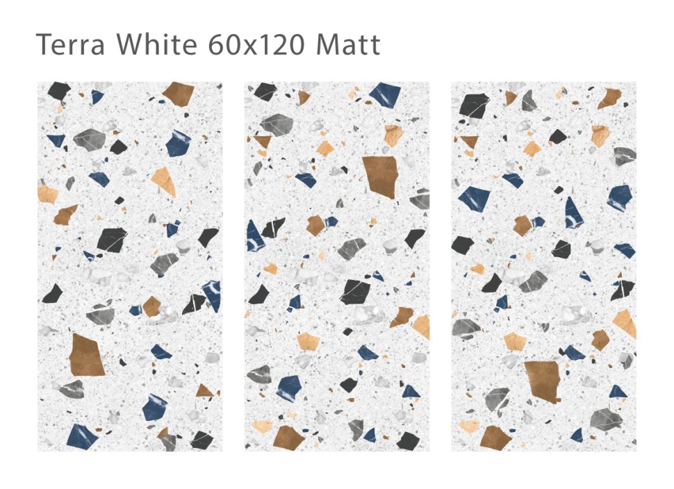 Керамогранит Silk TERRA WHITE 60x120 MATT