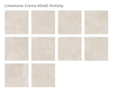 Керамогранит LIMESTONE CREMA 60x60 ANTISLIP