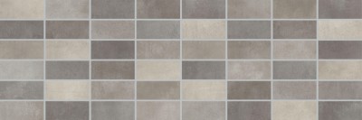Настенная плитка панно мозаика Фиори Гриджо 1064-0103 20х60 тёмно-серая