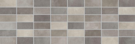 Настенная плитка панно мозаика Фиори Гриджо 1064-0103 20х60 тёмно-серая