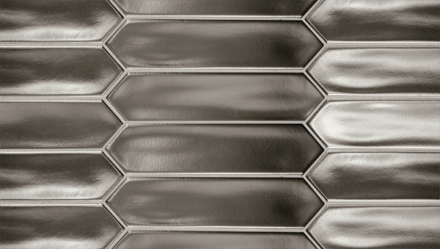 Плитка керамическая настенная 27492 LANSE Silver 5х25 см