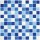 Стеклянная мозаика Blue wave-3 4*300*300