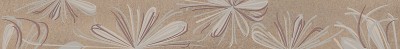 Бордюр Sonnet Beige Flower 6,2*50,5