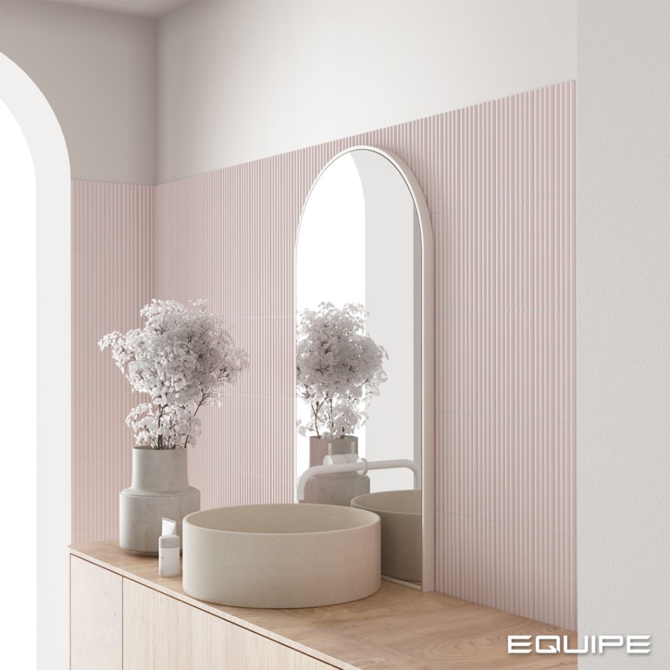 Плитка керамическая настенная 28463 COSTA NOVA Pink Stony Matt 5x20 см