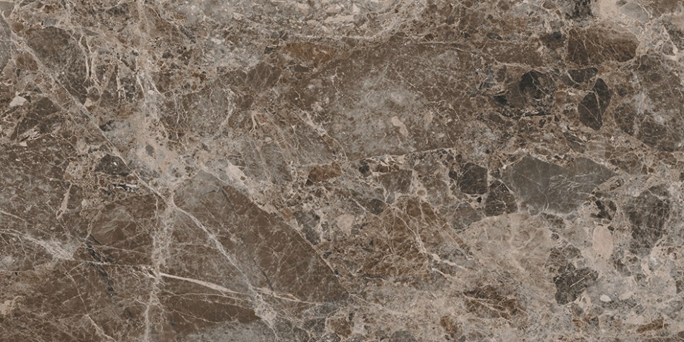 60x120 MarbleS Эмперадор Коричневый Лаппато R9