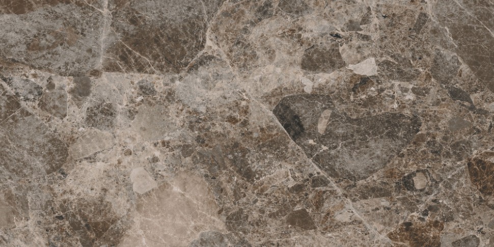 60x120 MarbleS Эмперадор Коричневый Лаппато R9