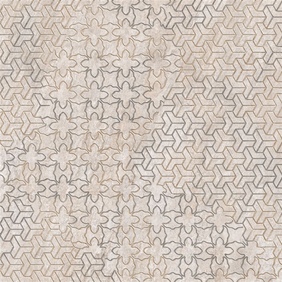 Керамогранит VITRA Quarstone Декор Пэчворк 60*60