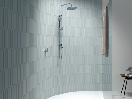 Плитка керамическая настенная 27489 LANSE Blue 5х25 см