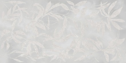 60x120 ArtWall Цветы Серый Матовый Ректификат