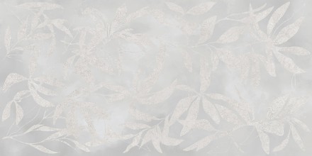 60x120 ArtWall Цветы Серый Матовый Ректификат