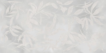 60x120 ArtWall Цветы Серый Матовый Ректификат