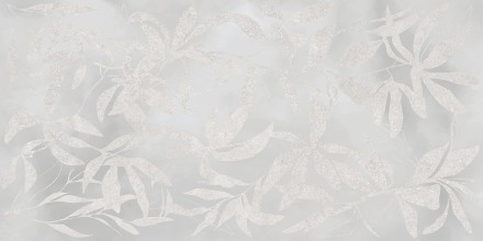 60x120 ArtWall Цветы Серый Матовый Ректификат