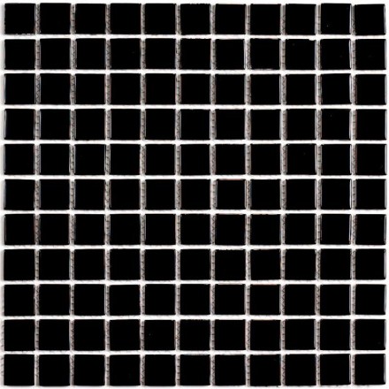 Стеклянная мозаика Black glass 4*300*300