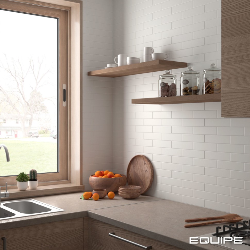 Плитка керамическая настенная 28522 COSTA NOVA ONDA White Matt 5x20 см