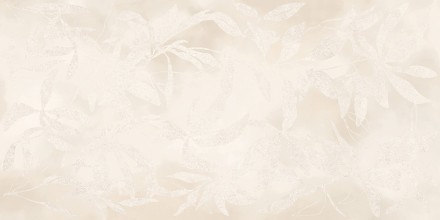 60x120 ArtWall Цветы Слоновая Кость Матовый Ректификат