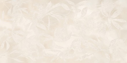 60x120 ArtWall Цветы Слоновая Кость Матовый Ректификат