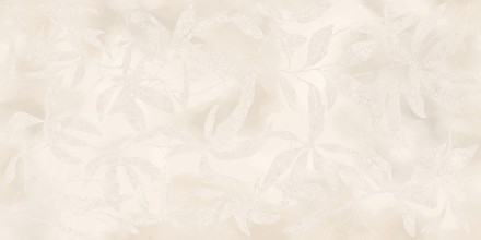 60x120 ArtWall Цветы Слоновая Кость Матовый Ректификат