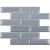 Керамическая мозаика Brick & Metro Metro Bluish-Grey Glossy 45х145