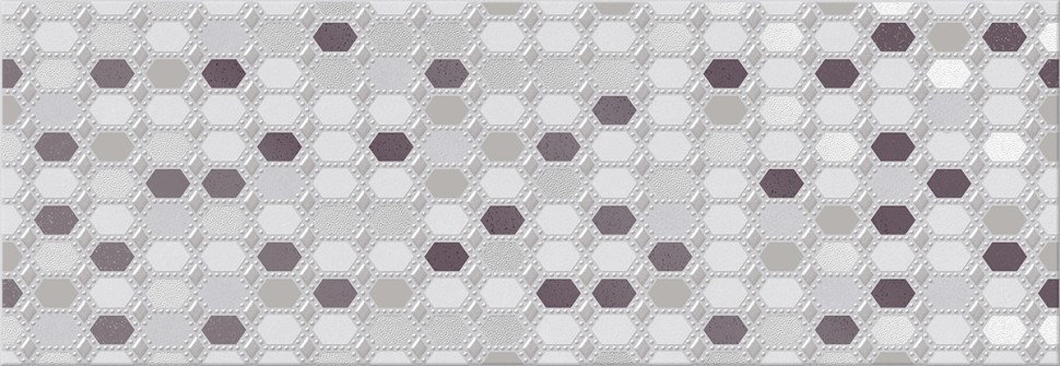 Декор Malwiya Grey Geometria 24,2*70