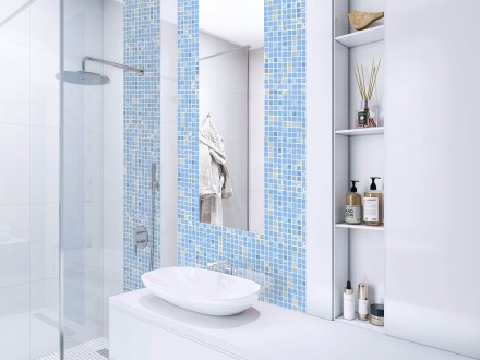 Стеклянная мозаика Astra BLUE 31,7*31,7