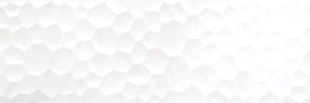 Плитка настенная UNIK R90 BUBBLES WHITE MATT 30*90