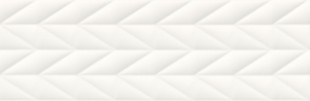 Плитка Meissen Keramik French Braid белый 29x89 FRE-WTA051