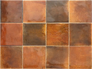 Плитка керамическая настенная 30018 HANOI Burnt Red 10x10 см