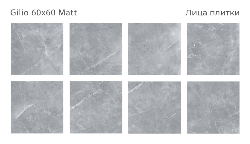 Керамогранит Silk GILIO 60х60 MATT