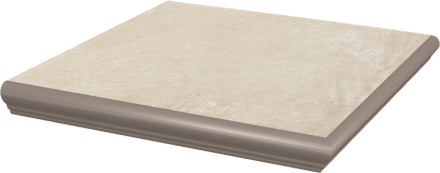 Cotto Crema ступень угловая с капиносом 33*33