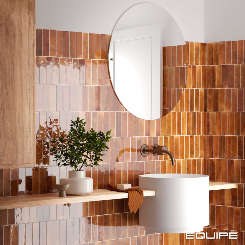 Плитка керамическая настенная 30029 HANOI ARCO Burnt Red 10x10 см