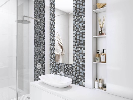 Стеклянная мозаика Astra BLACK 31,7*31,7