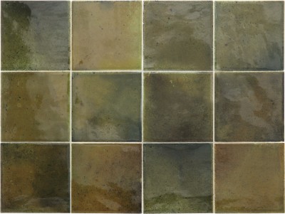 Плитка керамическая настенная 30014 HANOI Wild Olive 10x10 см