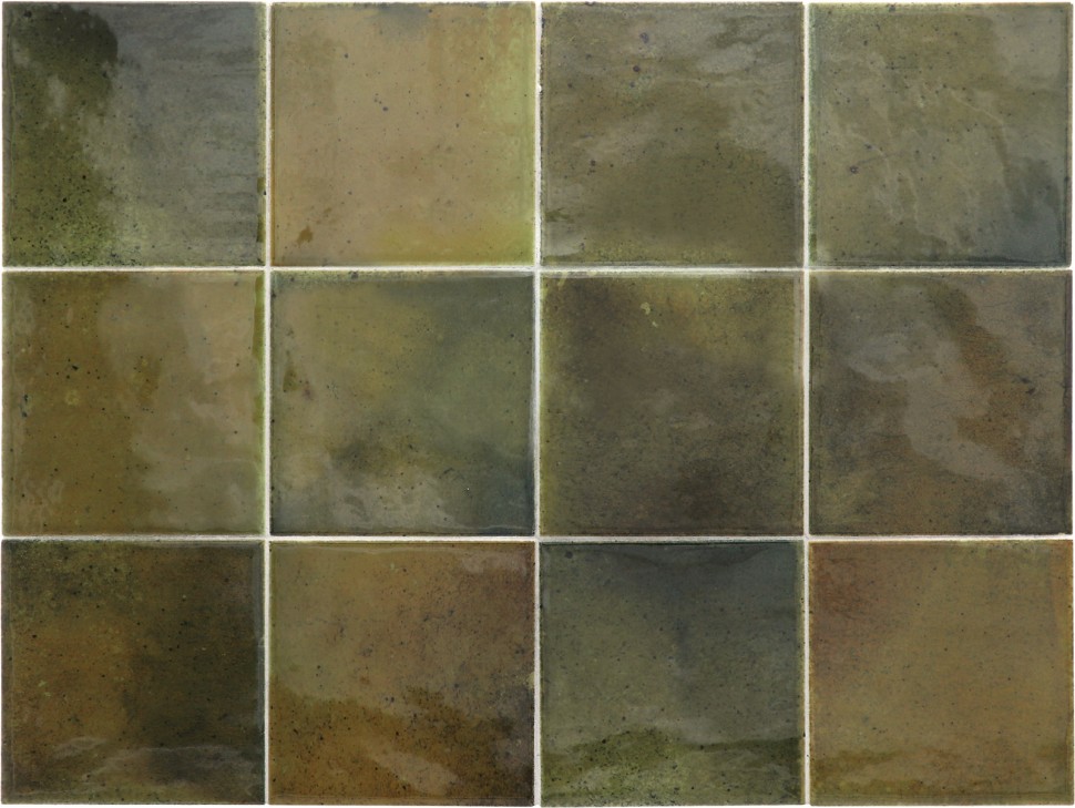 Плитка керамическая настенная 30014 HANOI Wild Olive 10x10 см