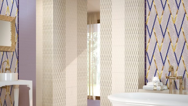 Коллекция плитки Нефрит-Керамика Сетка кобальтовая