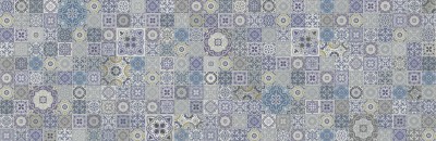 Настенная вставка Meissen Keramik Grey Desert Мотивы 29x89 GRC-WID091
