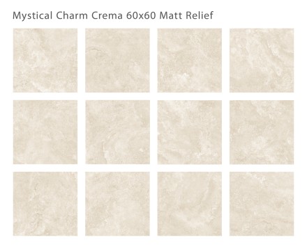 Керамогранит Silk MYSTICAL CHARM CREMA 60x60 MATT  