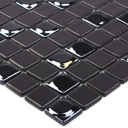 Стеклянная мозаика Aura 828 MIX BLACK 31,7*31,7